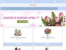 Tablet Screenshot of bensfloristnyc.com